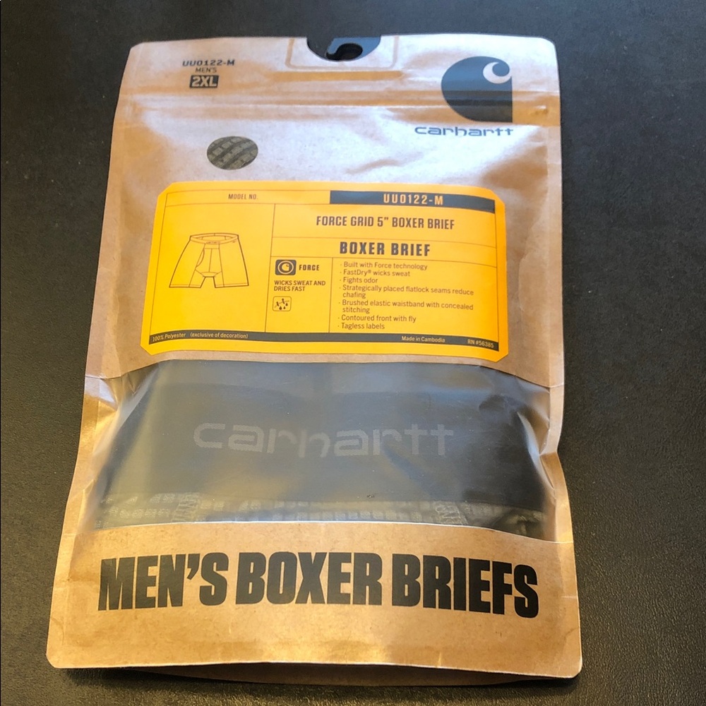 Carhartt Men's Boxer Briefs - Black